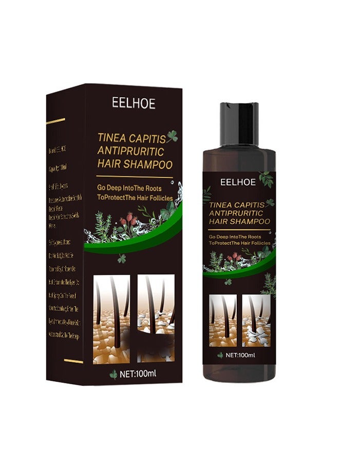 إيلهو سعفة الرأس شامبو مضاد للحكة للشعر - ديب كلين آمن لطيف وفعال محترف مضاد للقشرة يزيل العث ويخفف الحكة مستخلص طبيعي مضاد لتساقط الشعر 100 مل - Image 1